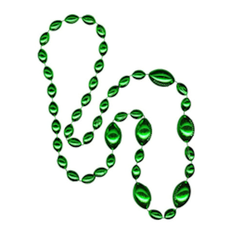 Green Football Spirit Beads