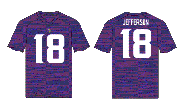 Minnesota Vikings Justin Jefferson Performance Tee