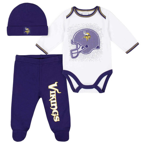 Gerber NFL Minnesota Vikings Infant 3 Piece Set