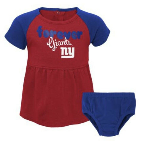 Outerstuff NFL Toddler Formation Dress / Panty Set New York Giants