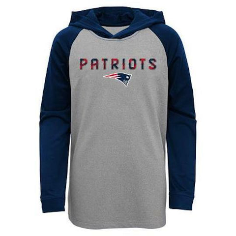 Outerstuff NFL Boys New England Patriots Long Sleeve Light Weight Hoodie