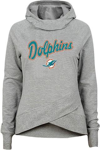 Outerstuff Miami Dolphins Girls Youth Girls Legend Girl Funnel Neck Hoodie