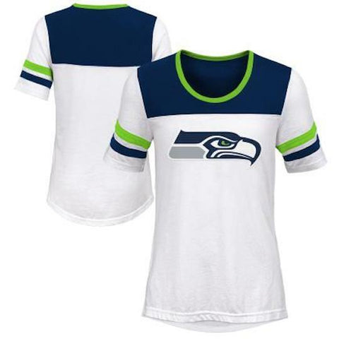 Outerstuff NFL Seattle Seahawks Girls Taiback Tee Shirt