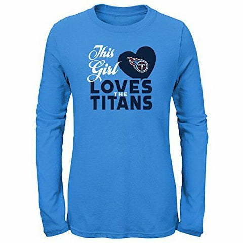 Outerstuff NFL Tennessee Titans Girls This Girl Loves Long Sleeve Shirt