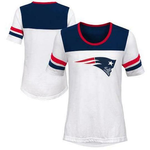 Outerstuff NFL New England Patriots Girls Taiback Tee Shirt