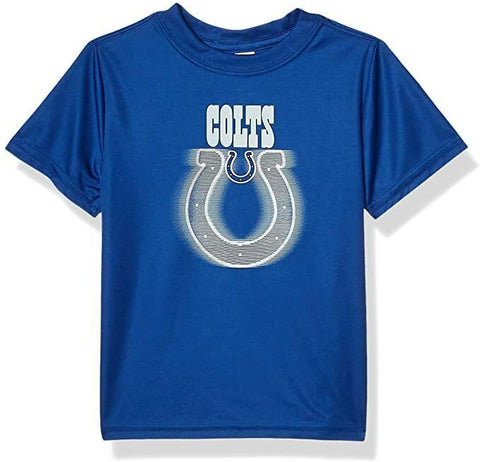 NFL Indianapolis Colts Boys' Short Sleeve Solid Logo Tee Shirt 2T