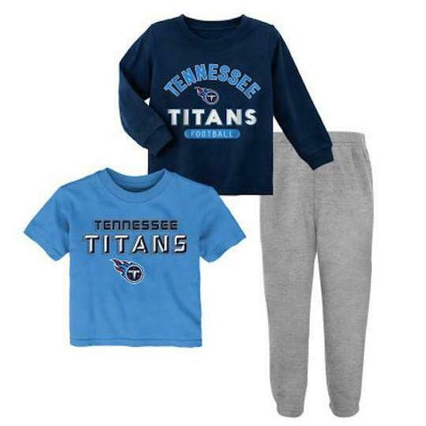 Outerstuff NFL Tennessee Titans Toddler 3 Piece Gift Set