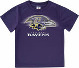 NFL Baltimore Ravens Boys' Short Sleeve Solid Logo Tee Shirt 2T
