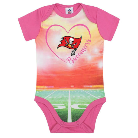 NFL Tampa Bay Buccaneers Infant Pink Onsie 0/3 Month
