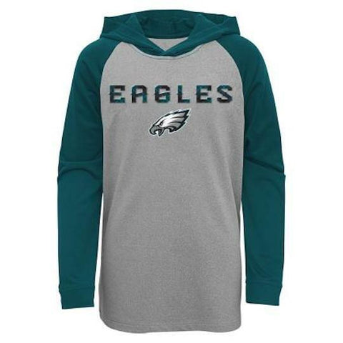 Outerstuff NFL Boys Philadelphia Eagles Long Sleeve Light Weight Hoodie