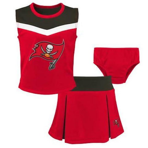 Outerstuff NFL Tampa Bay Buccaneers Girls Cheer Dress / Panty Set
