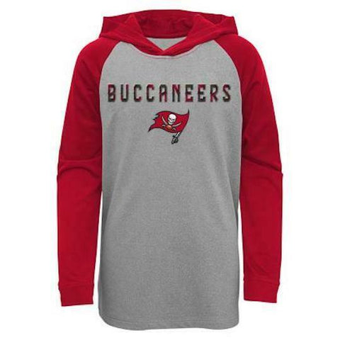 Outerstuff NFL Boys Tampa Bay Buccaneers Long Sleeve Light Weight Hoodie