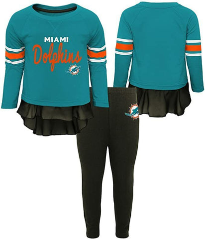 NFL Miami Dolphins Outerstuff Infant "Mini Formation Top & Legging Set 24 Month