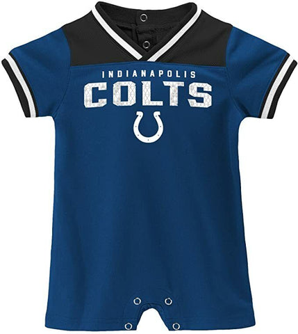 NFL Indianapolis Colts Infant Outerstuff "Game Day" Short Sleeve Romper