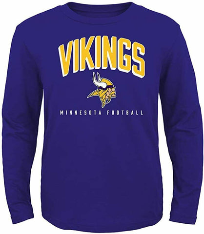 NFL Minnesota Vikings Toddler "Arch Standard" Long Sleeve Tee