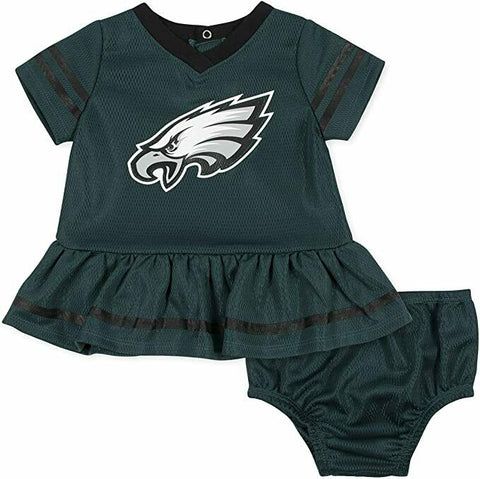 NFL Philadelphia Eagles Girls Dress and Diaper Cover
