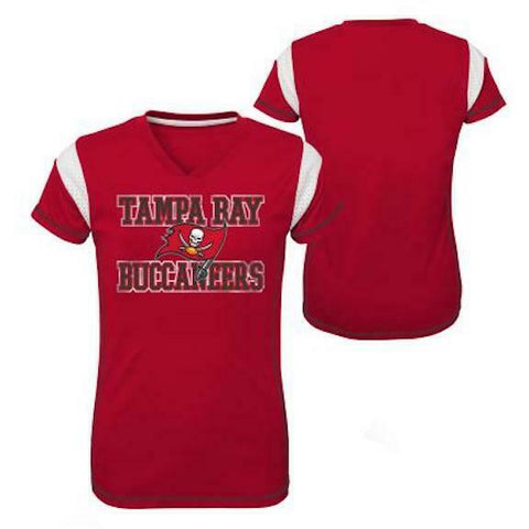 Outerstuff NFL Tampa Bay Buccaneers Junior Girls Fashion Jersey Shirt