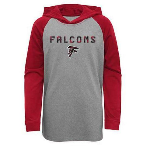 Outerstuff NFL Boys Atlanta Falcons Long Sleeve Light Weight Hoodie