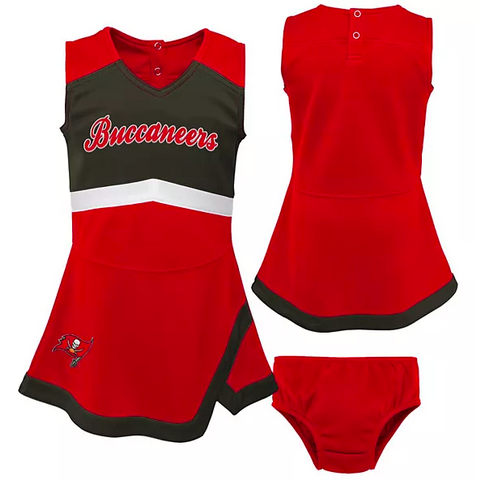 Outerstuff NFL Tampa Bay Buccaneers Toddler 2 Piece Dress / Panty Set