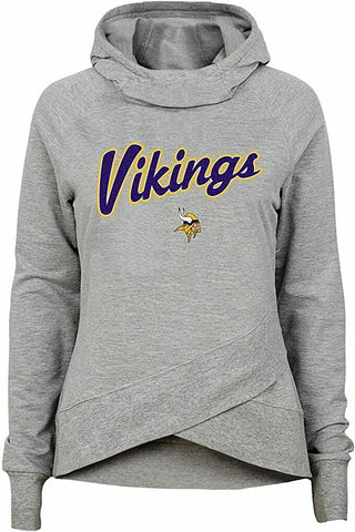 Outerstuff Minnesota Vikings Girls Youth Girls Legend Girl Funnel Neck Hoodie