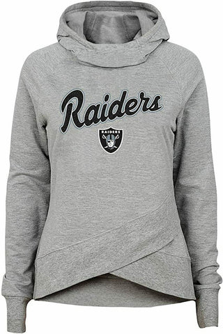 Outerstuff Las Vegas Raiders Girls Youth Girls Legend Girl Funnel Neck Hoodie