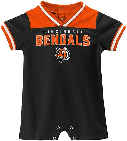 NFL Cincinnati Bengals Infant Outerstuff "Game Day" Short Sleeve Romper 24 Month