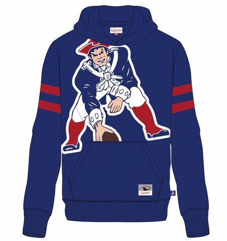 Mitchell & Ness New England Patriots Youth Throwback Hooded Sweatshirt