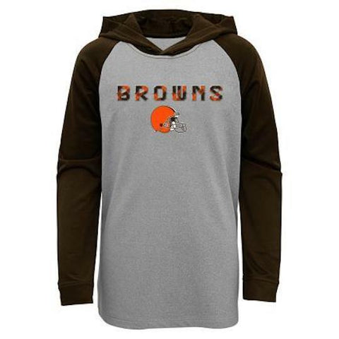 Outerstuff NFL Boys Cleveland Browns Long Sleeve Light Weight Hoodie