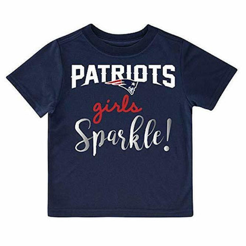 NFL New England Patriots Girls Short Sleeve T-Shirt 2T