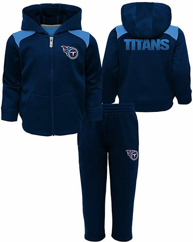 Outerstuff NFL Tennessee Titans Play Action Performance Fleece Set Toddler