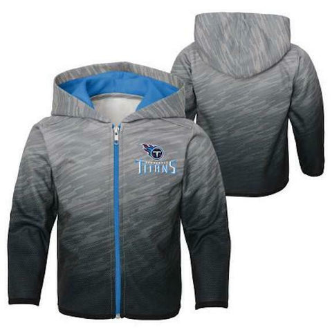 NFL Tennessee Titans Boys Toddler Full Zip Hoodie