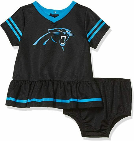 NFL Carolina Panthers Girls Dress and Diaper Cover