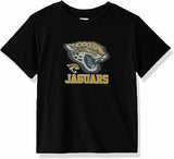 NFL Jacksonville Jaguars Boys' Short Sleeve Solid Logo Tee Shirt 2T