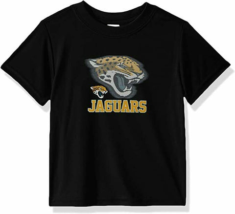 NFL Jacksonville Jaguars Boys' Short Sleeve Solid Logo Tee Shirt 2T