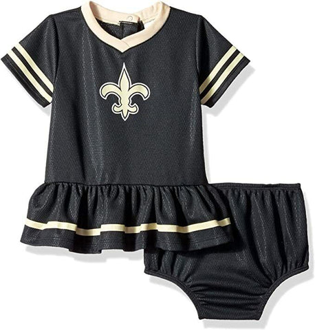 NFL New Orleans Saints Girls Dress and Diaper Cover