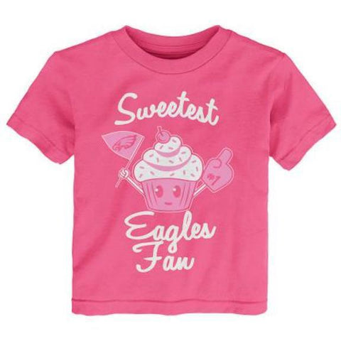 Outerstuff NFL Philadelphia Eagles Girls Sweetest Fan Shirt 4T