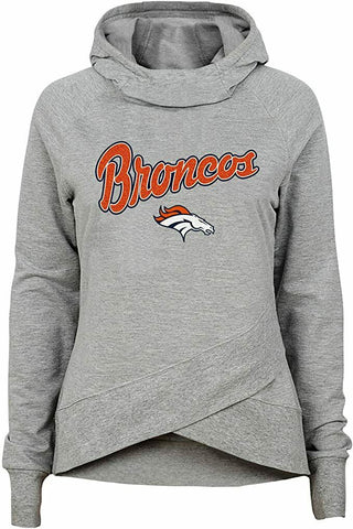 Outerstuff Denver Broncos Girls Youth Girls Legend Girl Funnel Neck Hoodie