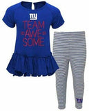 NFL Outerstuff New York Giants Girls Youth Awesome Dress and Leggings Medium 5/6
