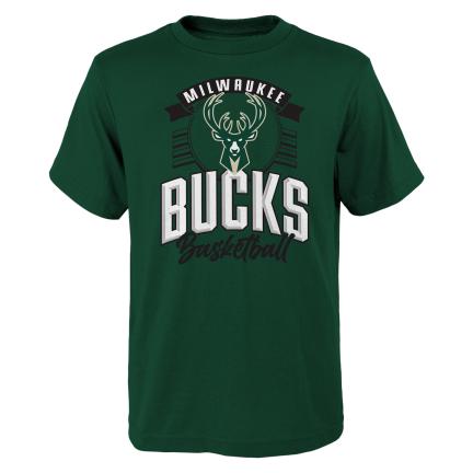 Milwaukee Bucks Tip Off Cotton Shirt Boys 8-18/20